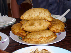 2006年中国の旅１　手作りランチ２＠山西省 呂梁 汾陽