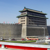 2002年中国の旅　北京の城門の一つ 徳勝門箭楼＠北京