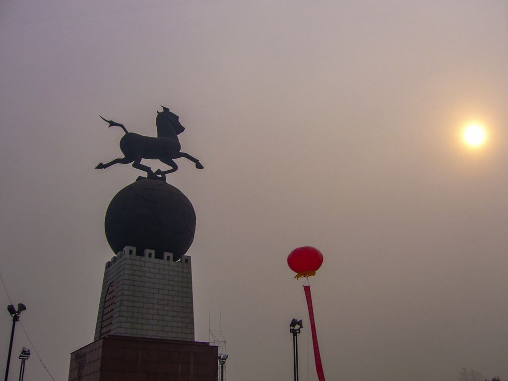 2005年中国の旅４　駆ける馬＠河南省・鶴壁