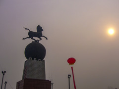 2005年中国の旅４　駆ける馬＠河南省・鶴壁