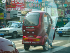 2005年中国の旅３　マイクロ三輪車＠山東省・済南