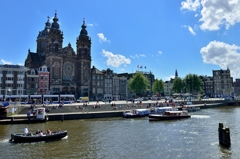 オランダ　アムステルダム中央駅前　その３