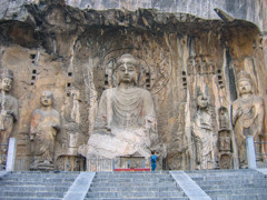 2004年中国の旅３　奉先寺洞１ 龍門石窟＠河南省・洛陽