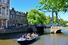オランダ　アムステルダム　運河のある風景　その１０
