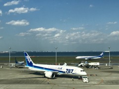 帰国 トランジット待ち…
