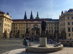 掘出し写真　プラハ城Pražský hrad正門＠チェコ プラハ