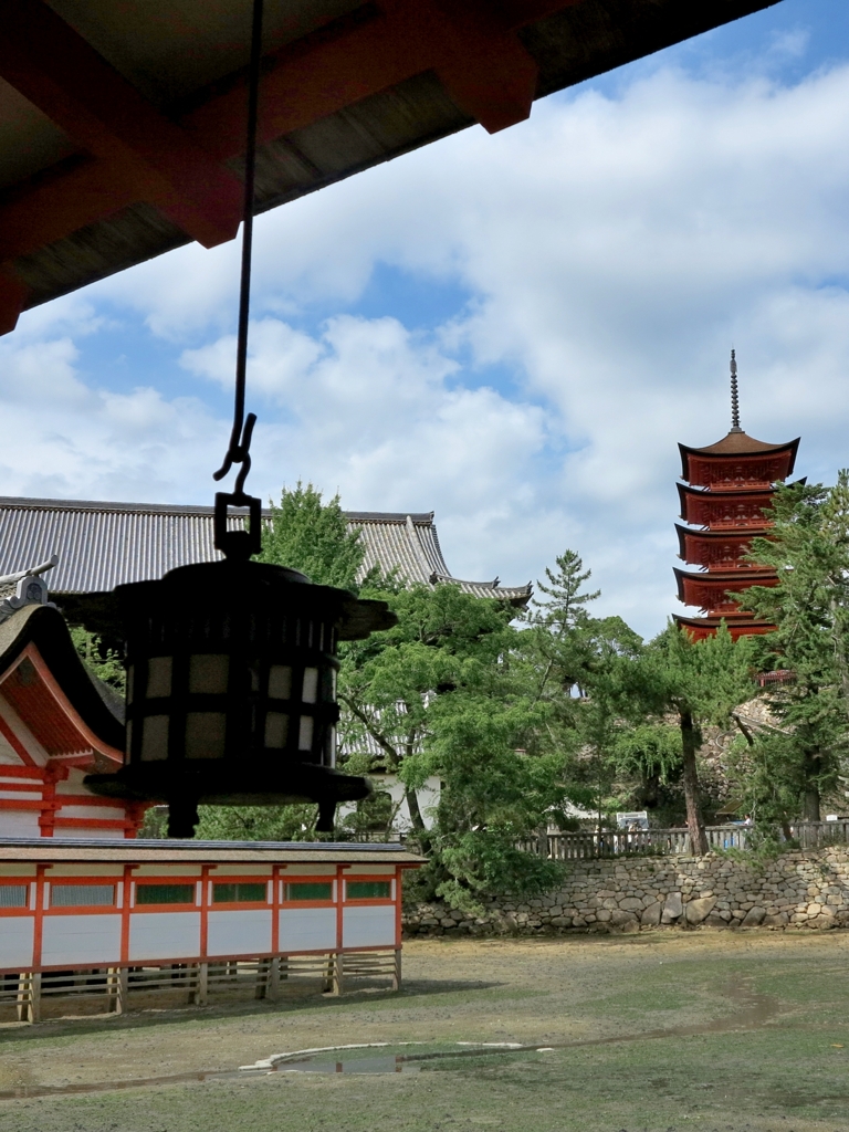 厳島八景　鏡の池