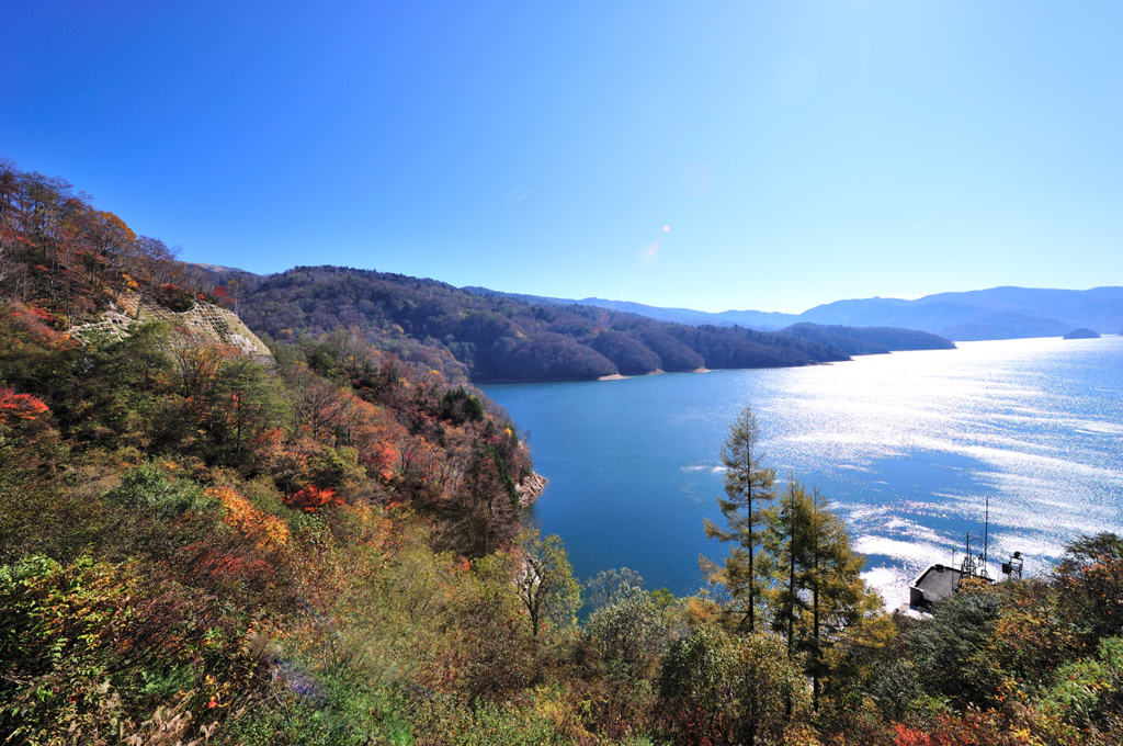 絶景かな有峰湖