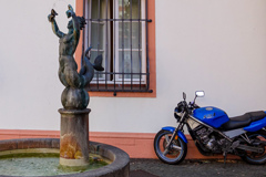 泉とバイク＠マインツ