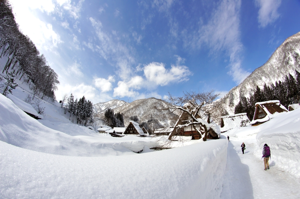 厳冬五箇山　硝煙街道