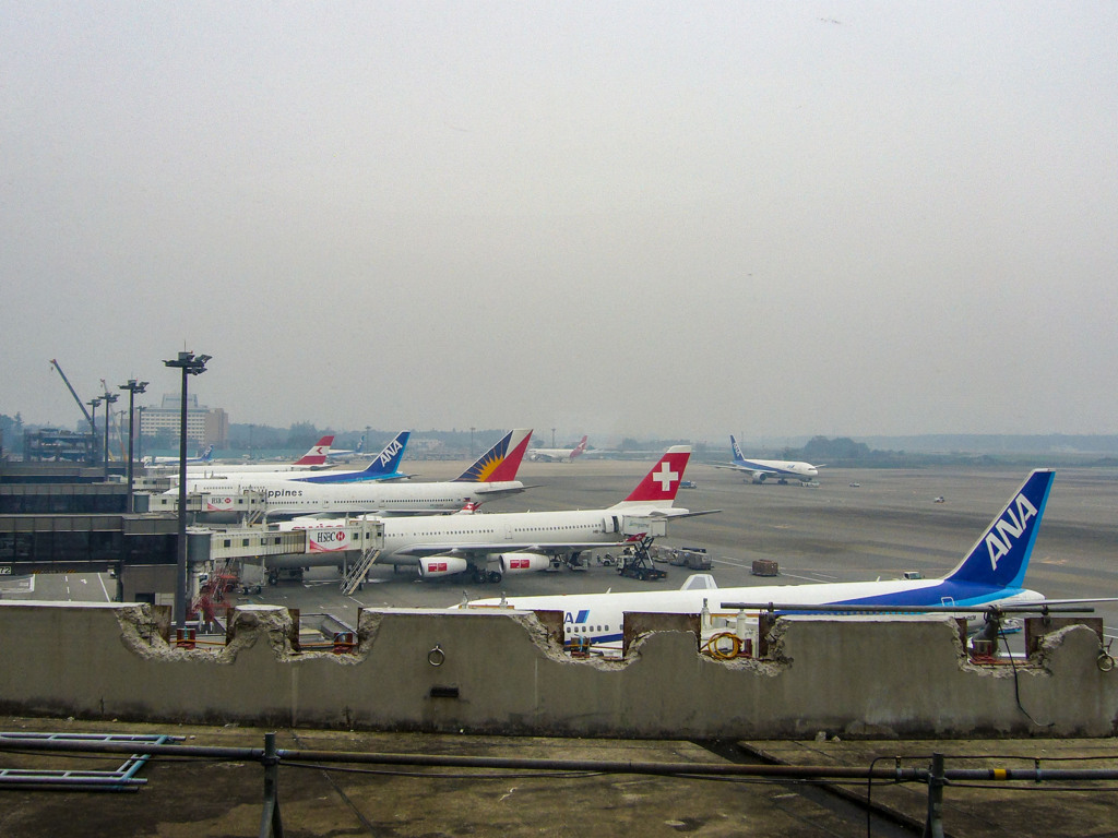 2005年中国の旅４　成田空港から北京へ