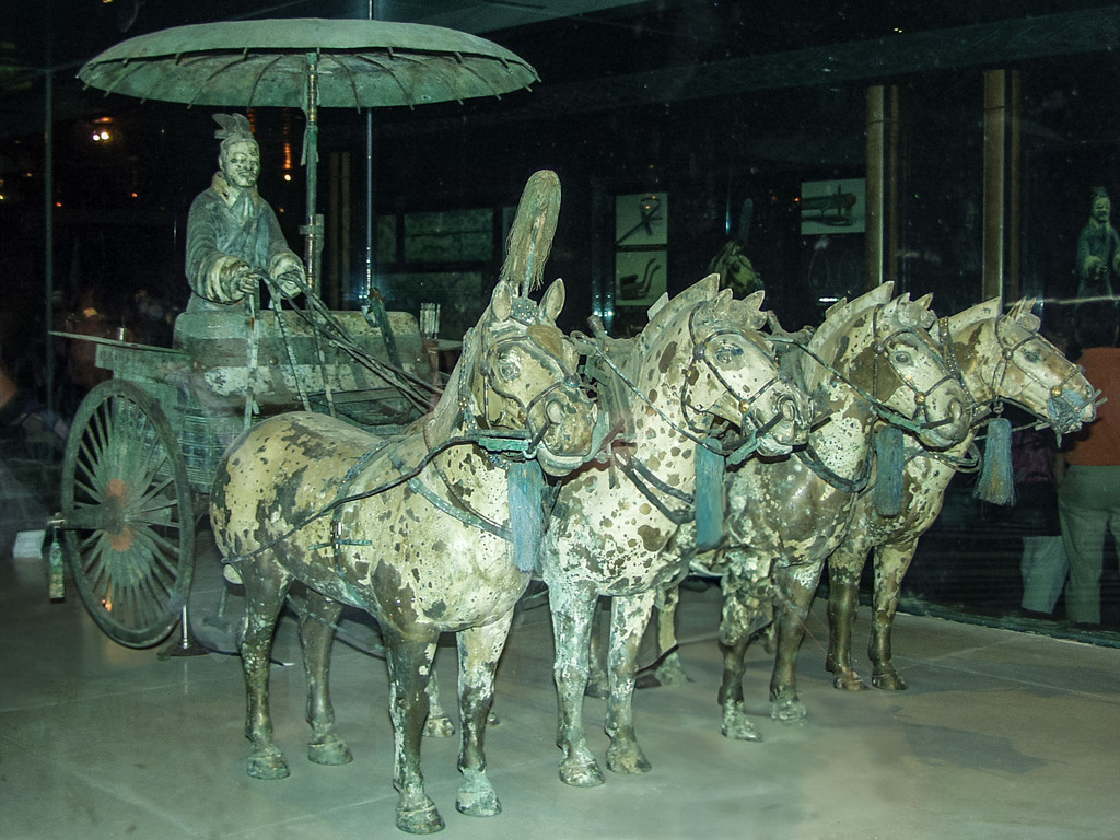 2004年中国の旅１　兵馬俑 1号銅車馬＠西安