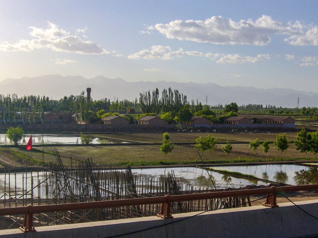 2006年中国の旅１　郊外農村集落＠寧夏回族自治区・銀川