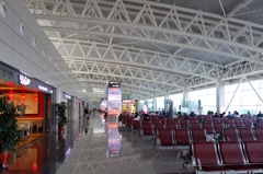 中国の旅　内モンゴル・包頭空港３