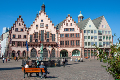 2006年ドイツの旅　旧市街散策 ランチしながらの眺め…＠フランクフルト