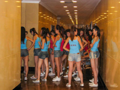 2005年中国の旅３　オーデション？＠寧夏回族自治区・銀川