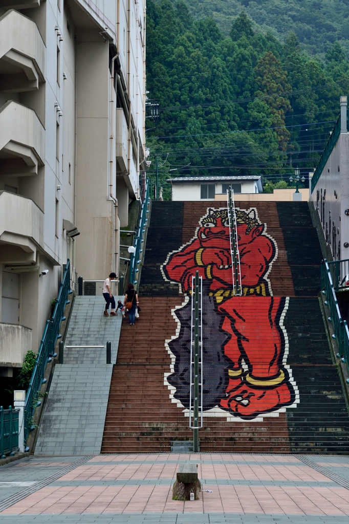 鬼怒川温泉　鬼の階段
