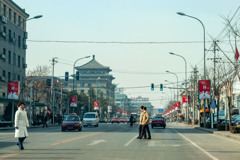 2005年中国の旅１　市内車窓風景１０＠北京