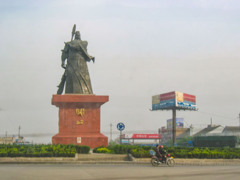 2005年中国の旅２　巨大な関羽像＠山西省 運城