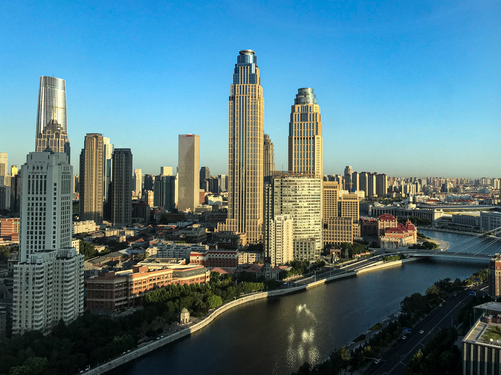 朝･･･27階からの眺め＠天津