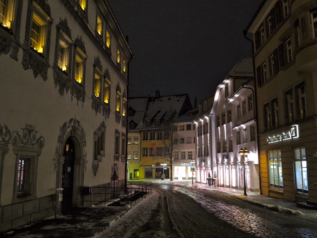 路地　雪の古都ラーベンスブルク