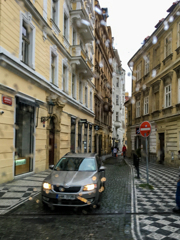 掘出し写真　旧市街 一方通行多し＠チェコ・プラハ