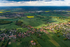 ドイツ北中部の田園風景