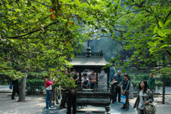 2005年中国の旅２　大仏殿前線香立て 白馬寺＠河南省 洛陽
