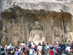 2005年中国の旅２　奉先寺洞１ 龍門石窟＠河南省 洛陽