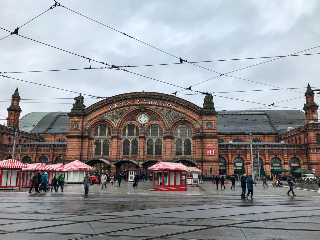 メルヘンチックなブレーメン中央駅
