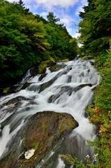 奥日光　竜頭ノ滝　龍鱗