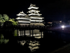 掘出し写真　美しき松本城