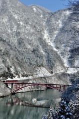 弥生 雪の庄川峡Ｉ