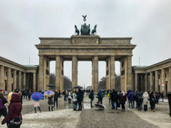 旧東ベルリン側から見たブランデンブルク門＠ベルリン