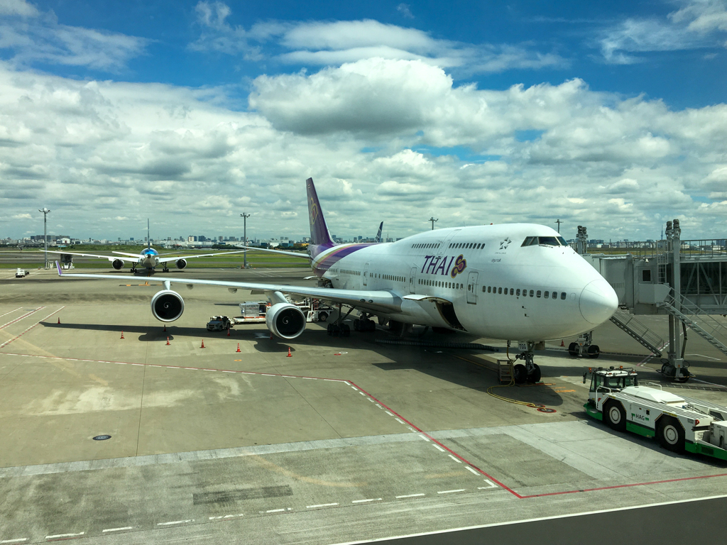 掘り出し写真　タイ国際航空B747-400