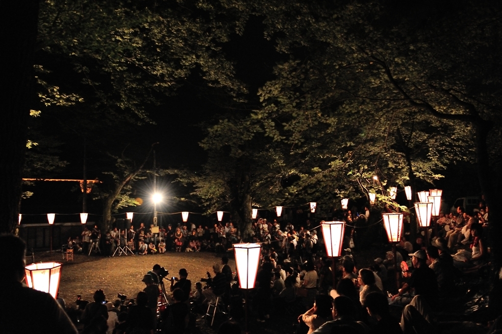 にぎわい　おわら風の盆　前夜祭