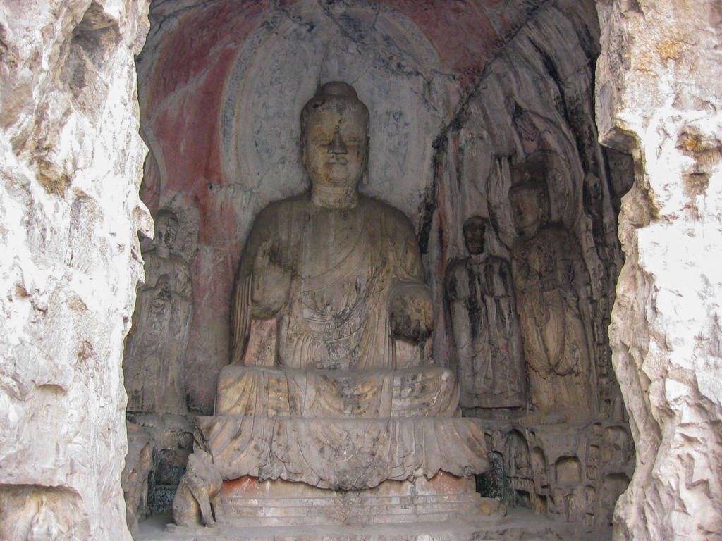 2004年中国の旅３　賓陽南洞 龍門石窟＠河南省・洛陽