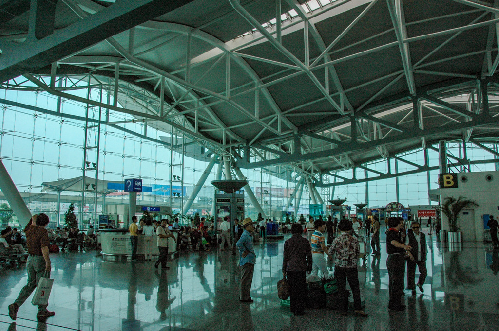 2006年中国の旅１　重慶江北国際空港国内線ターミナル＠重慶
