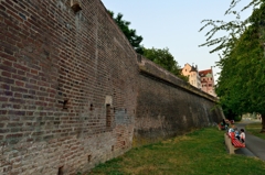 ドイツ＆ベルギーの旅　ウルム城壁