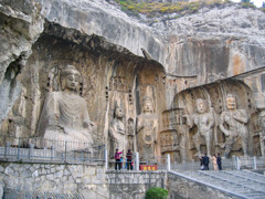2004年中国の旅３　奉先寺洞２ 龍門石窟＠河南省・洛陽