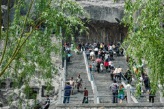 2005年中国の旅２　奉先寺洞４ 龍門石窟＠河南省 洛陽