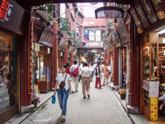 2004年中国の旅１　豫園老街界隈その２＠上海