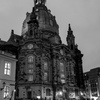 BW見上げる世界 聖母教会Frauenkirche Dresden＠ドレスデン