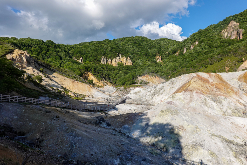 北海道旅行　登別地獄谷１