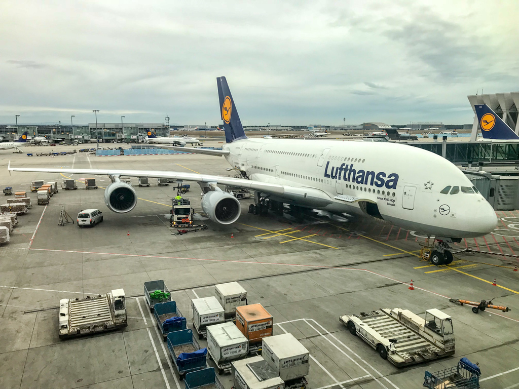 巨大旅客機A380 ＠フランクフルト国際空港