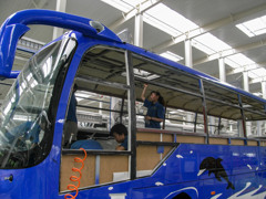 2007年中国の旅１　バス製造会社視察＠河南省 鄭州 滎陽(荥阳)