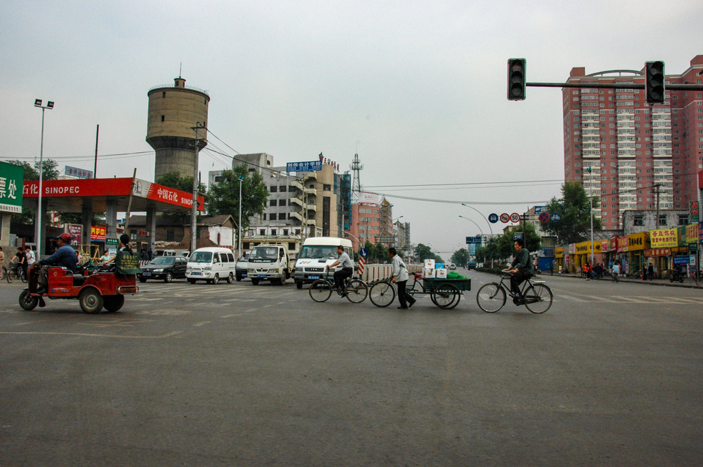 2006年中国の旅１　汾河右岸市街＠山西省 太原