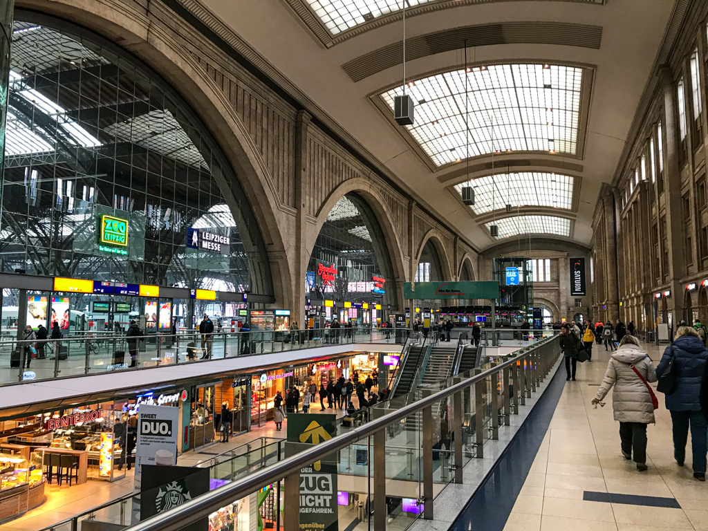 ライプツィヒ中央駅ショッピング街プロメナーデン