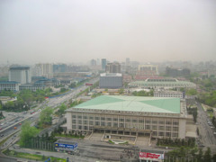 2005年中国の旅２　ホテルの部屋からの眺望２＠北京