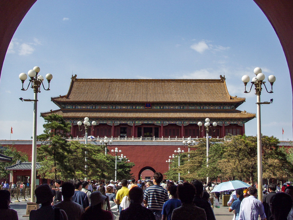 2002年中国の旅　端門＠北京